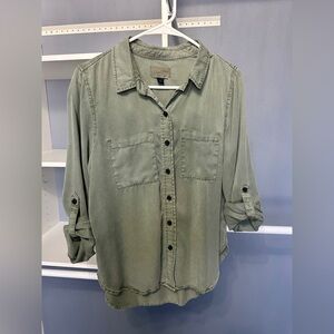 Universal Thread Button Down Oversized Shirt - size Small